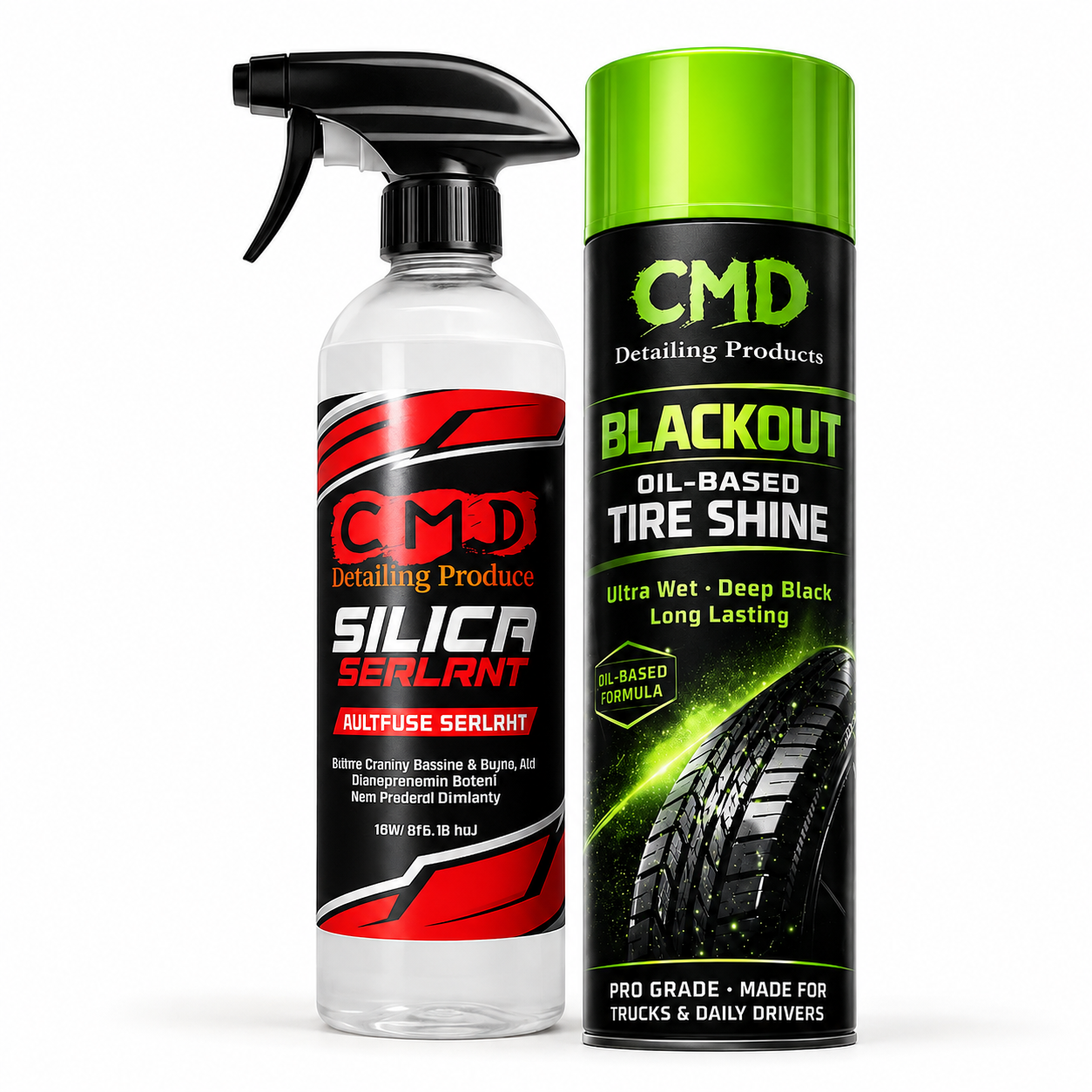 Blackout Tire Shine + Silica Sealant
